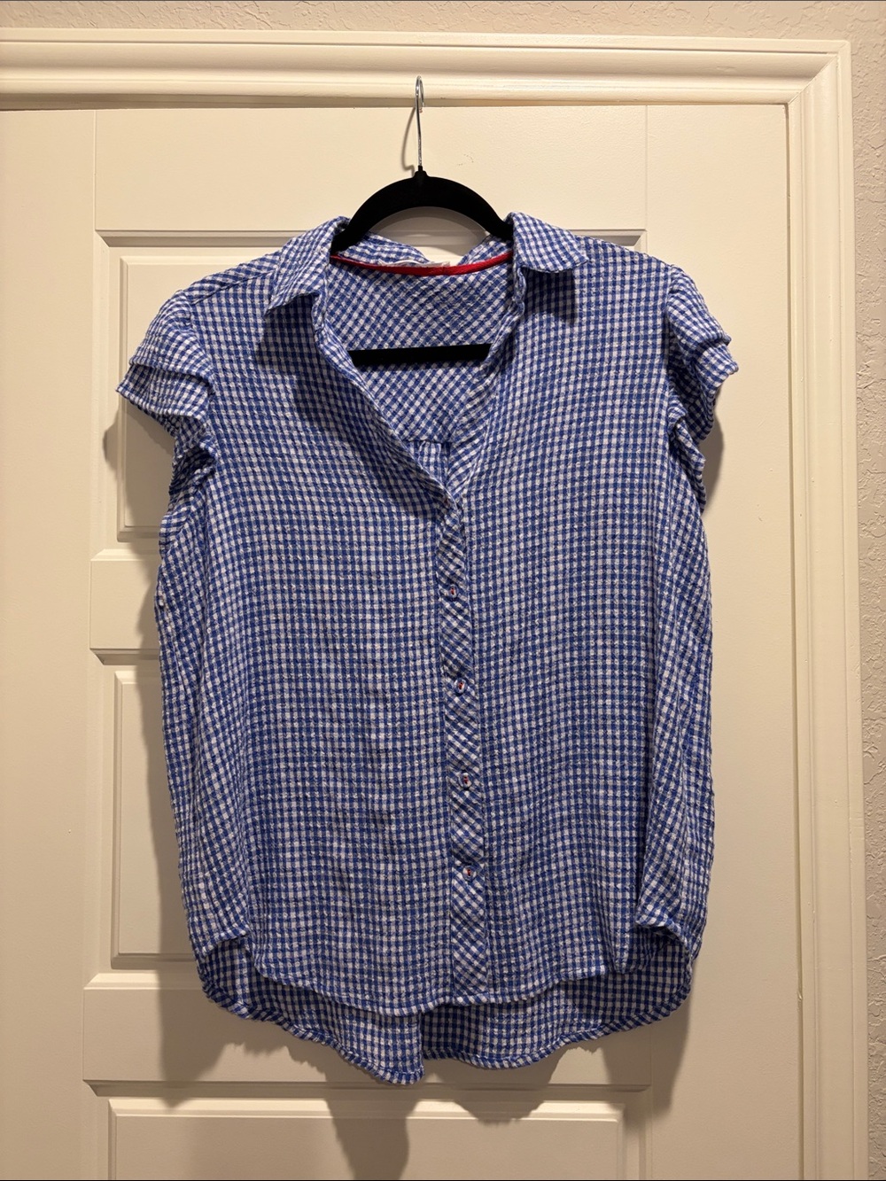 Jane + Delancey Cap-Sleeve Button-Front Women's Top